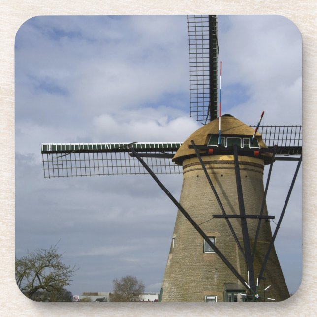 Netherlands (aka Holland), Kinderdijk. 19 Drink Coaster (Front)