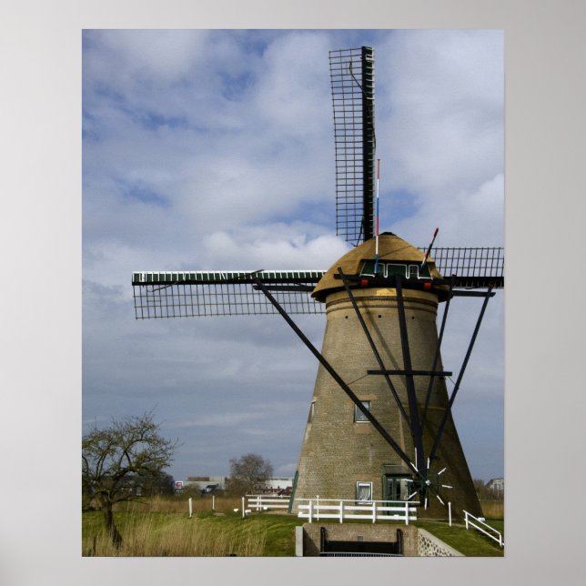 Netherlands (aka Holland), Kinderdijk. 19 Poster (Front)
