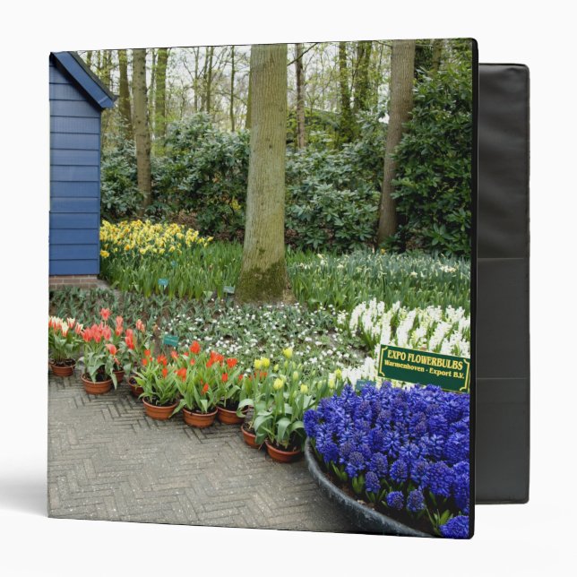 Netherlands aka Holland), Lisse. Keukenhof 11 Binder (Front/Inside)