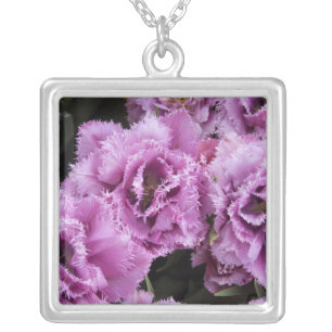 Netherlands (aka Holland), Lisse. Keukenhof 2 Silver Plated Necklace