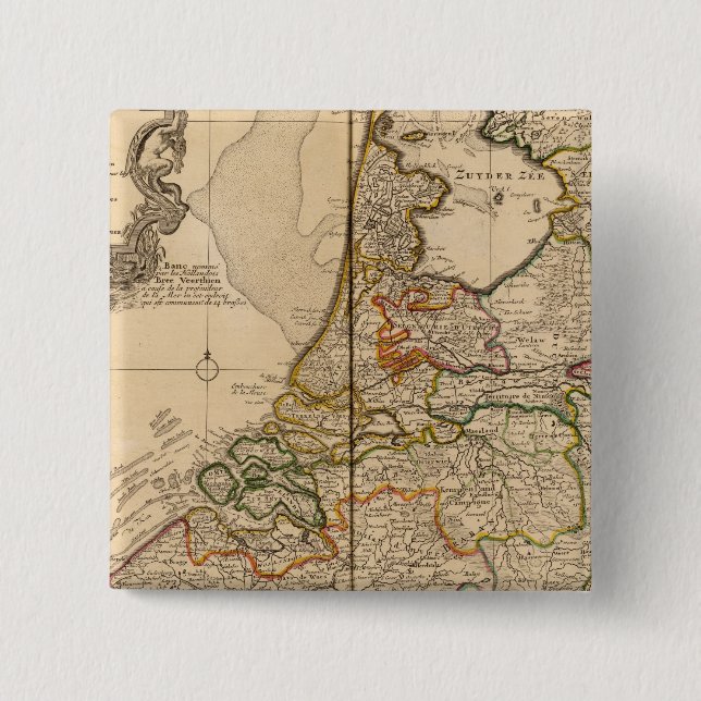 Netherlands and Belgium Button (Front)