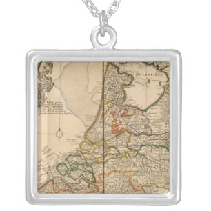 Netherlands and Belgium Silver Plated Necklace