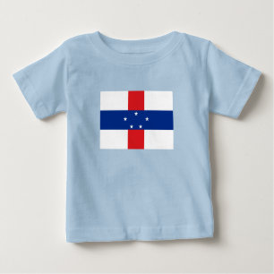Netherlands Antilles Flag Baby T-Shirt
