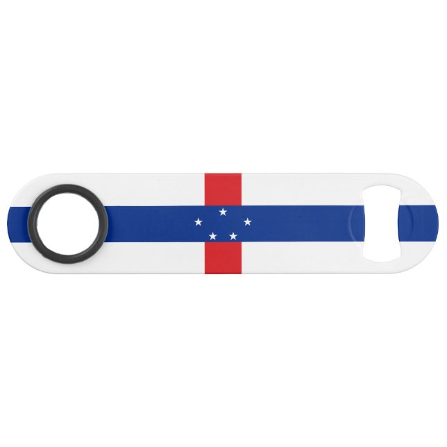 Netherlands Antilles Flag Bar Key (Front (Horizontal))