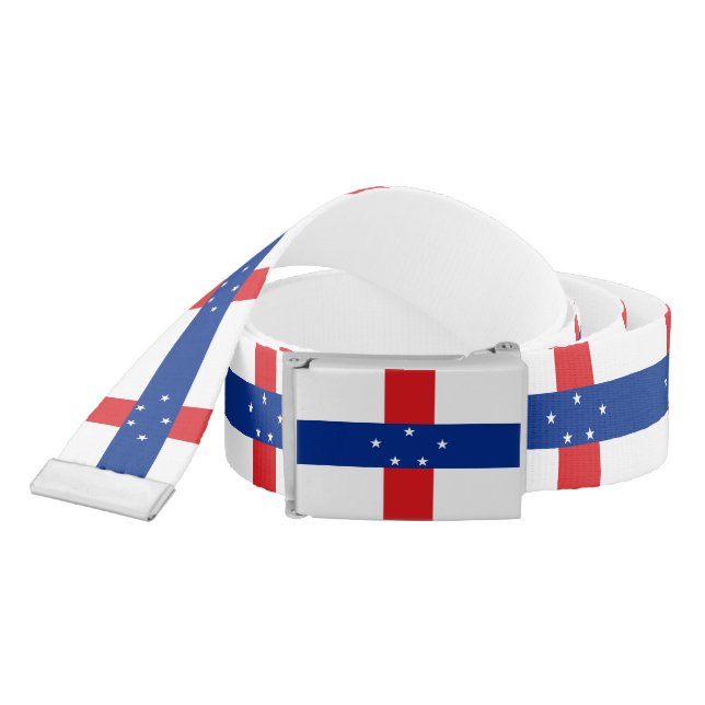 Netherlands Antilles Flag Belt (Snake)