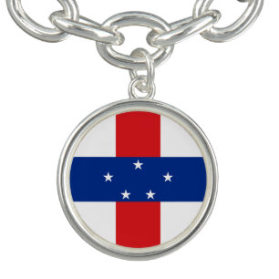 Netherlands Antilles Flag Bracelet