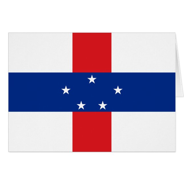 Netherlands Antilles Flag Cards (Front Horizontal)