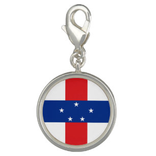 Netherlands Antilles Flag Charm