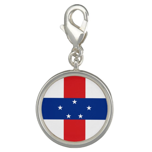Netherlands Antilles Flag Charm (Front)