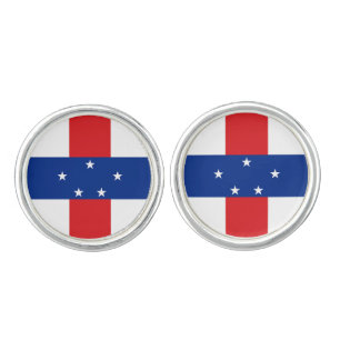 Netherlands Antilles Flag Cufflinks