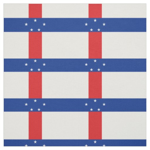 Netherlands Antilles Flag Fabric