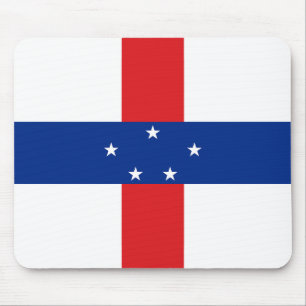 Netherlands Antilles Flag Mouse Pad