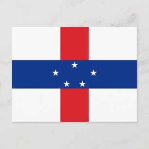 Netherlands Antilles Flag Postcard