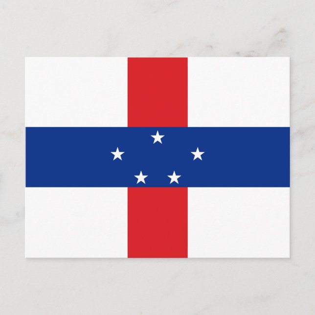Netherlands Antilles Flag Postcard (Front)