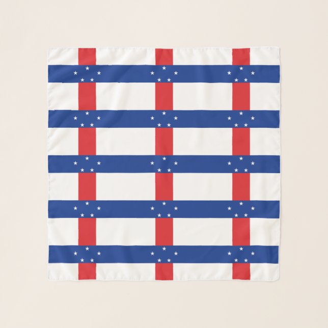 Netherlands Antilles Flag Scarf (Front)