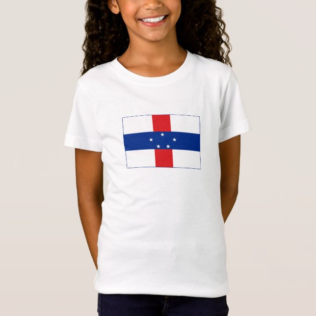 Netherlands Antilles Flag T-Shirt (Front)