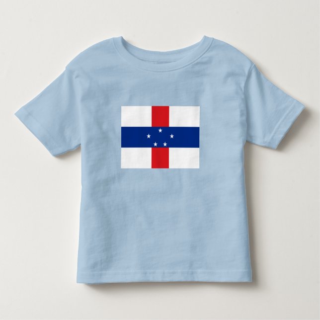 Netherlands Antilles Flag Toddler T-shirt (Front)