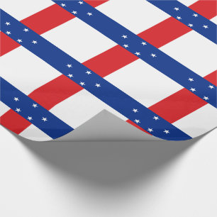 Netherlands Antilles Flag Wrapping Paper