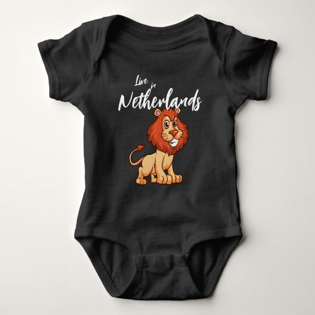 Netherlands Baby Bodysuit (Front)