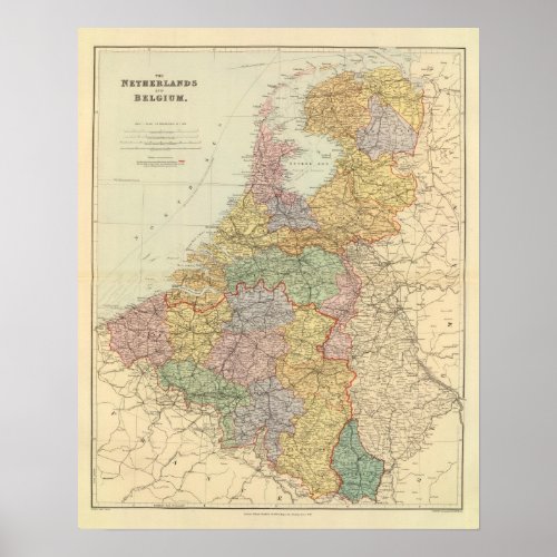 Netherlands Belgium 2 Poster