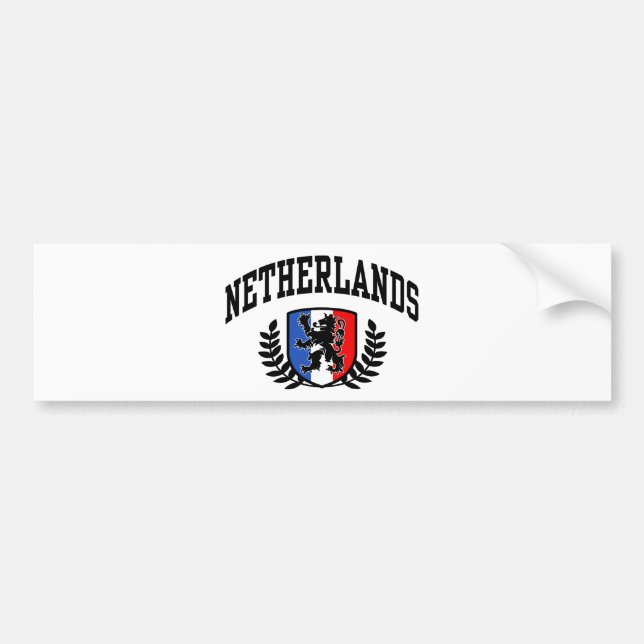 Netherlands Bumper Sticker (Front)