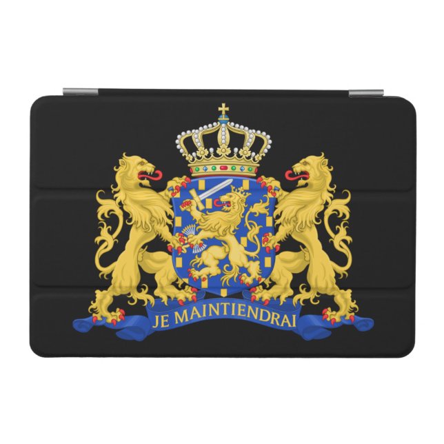 Netherlands Coat Of Arms on bk ipacnt iPad Mini Cover (Horizontal)