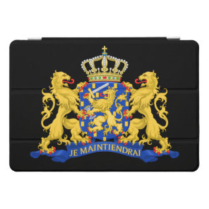 Netherlands Coat Of Arms on bk ipacnt iPad Pro Cover