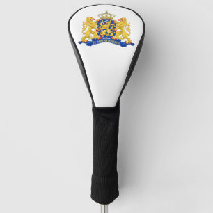 Netherlands Coat of Arms on White dccnt Golf Head Cover