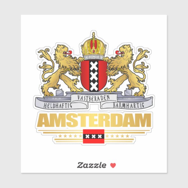 Netherlands Coat of Arms Sticker (Sheet)