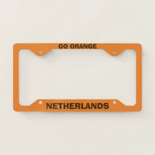 Supreme License Plate 6-Panel Orange
