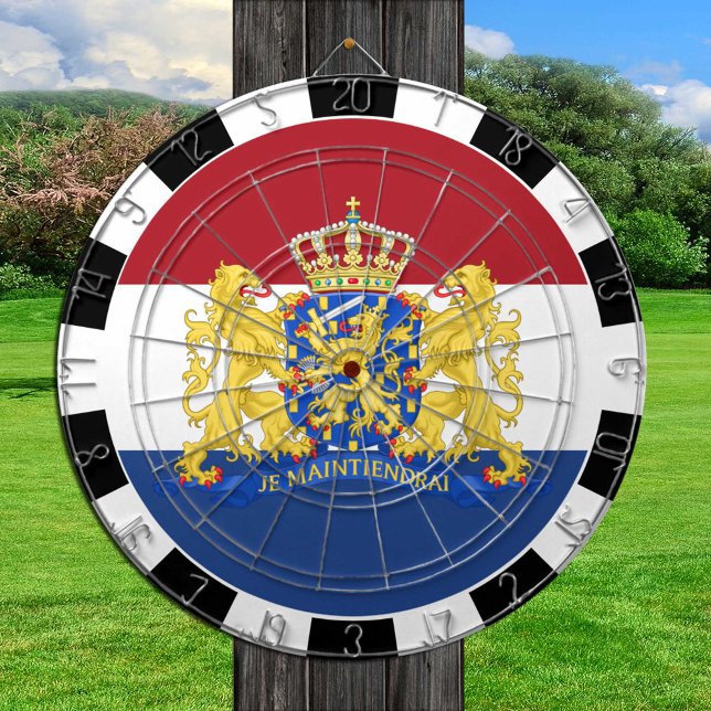 Netherlands Dartboard, game board, Dutch Flag Dart Board (Creator Uploaded)