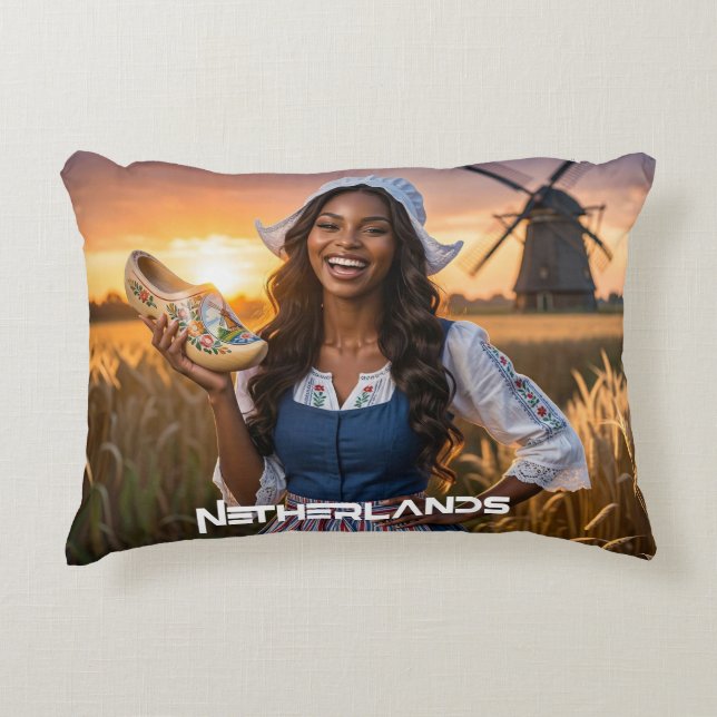 NETHERLANDS - DUTCH ACCENT PILLOW (Front)