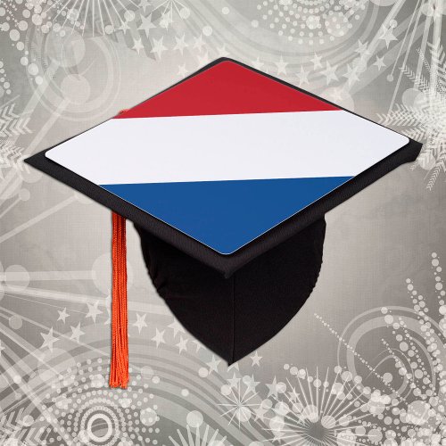 Netherlands  Dutch Flag _ Amsterdam University Graduation Cap Topper