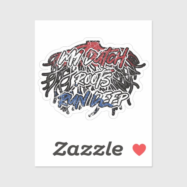 Netherlands Dutch Roots Heritage Pride Sticker (Sheet)