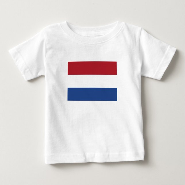 Netherlands Flag Baby T-Shirt (Front)