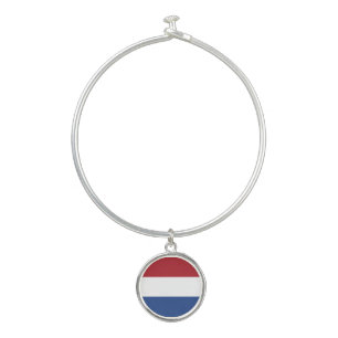 Netherlands Flag Bangle Bracelet