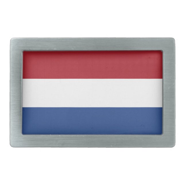 Netherlands Flag Belt Buckle (Front)