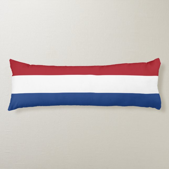 Netherlands Flag Body Pillow (Front)