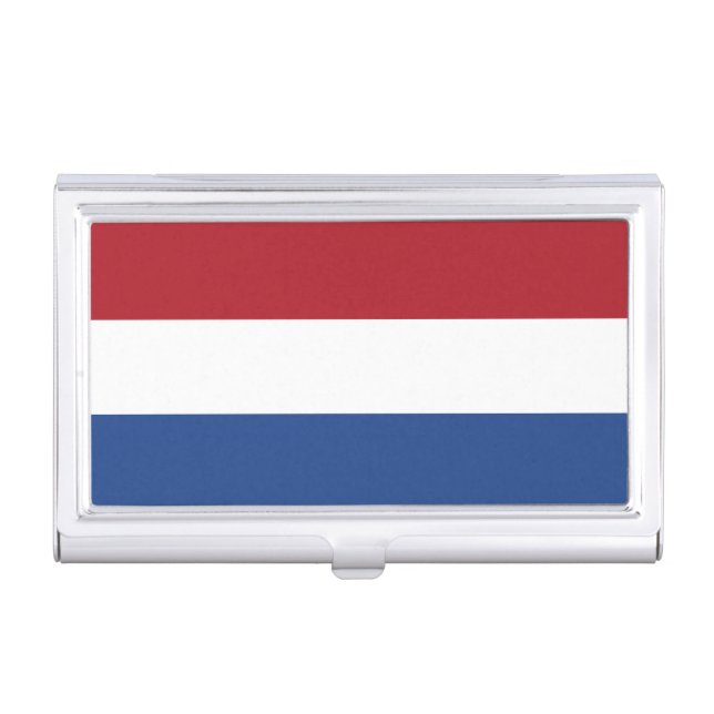 Netherlands Flag Business Card Case (Front)