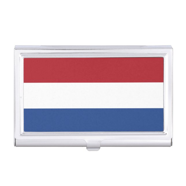 Netherlands Flag Business Card Case (Front)