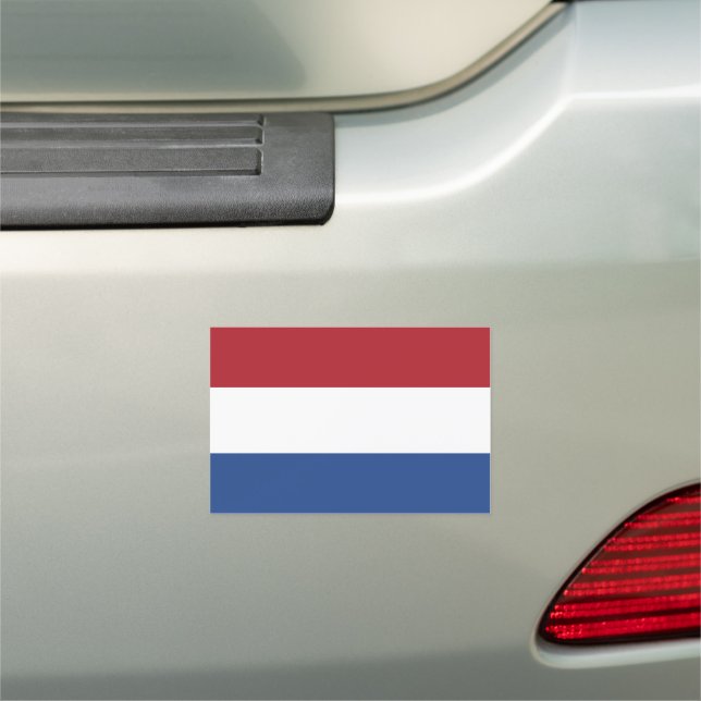 Netherlands Flag Car Magnet (In Situ)