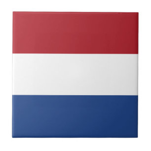 Netherlands Flag Ceramic Tile