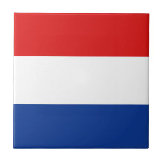 Netherlands Flag Ceramic Tile