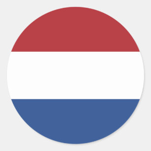 Netherlands Flag Classic Round Sticker