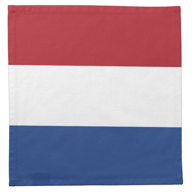 Netherlands Flag Cloth Napkin (Front)