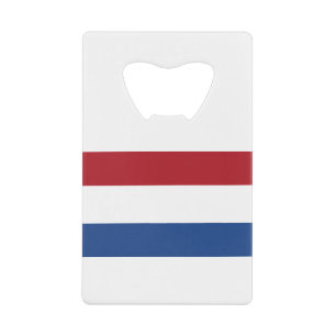 Netherlands Flag Credit Card Bottle Opener