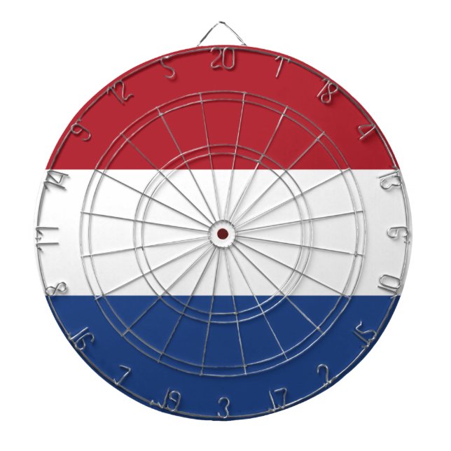 Netherlands Flag Dart Board (Front)