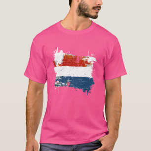 Netherlands Flag Dutch Flag Vintage Netherlands T-Shirt