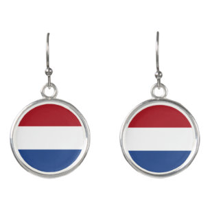 Netherlands Flag Earrings