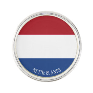 Netherlands Flag Elegant Patriotic Lapel Pin